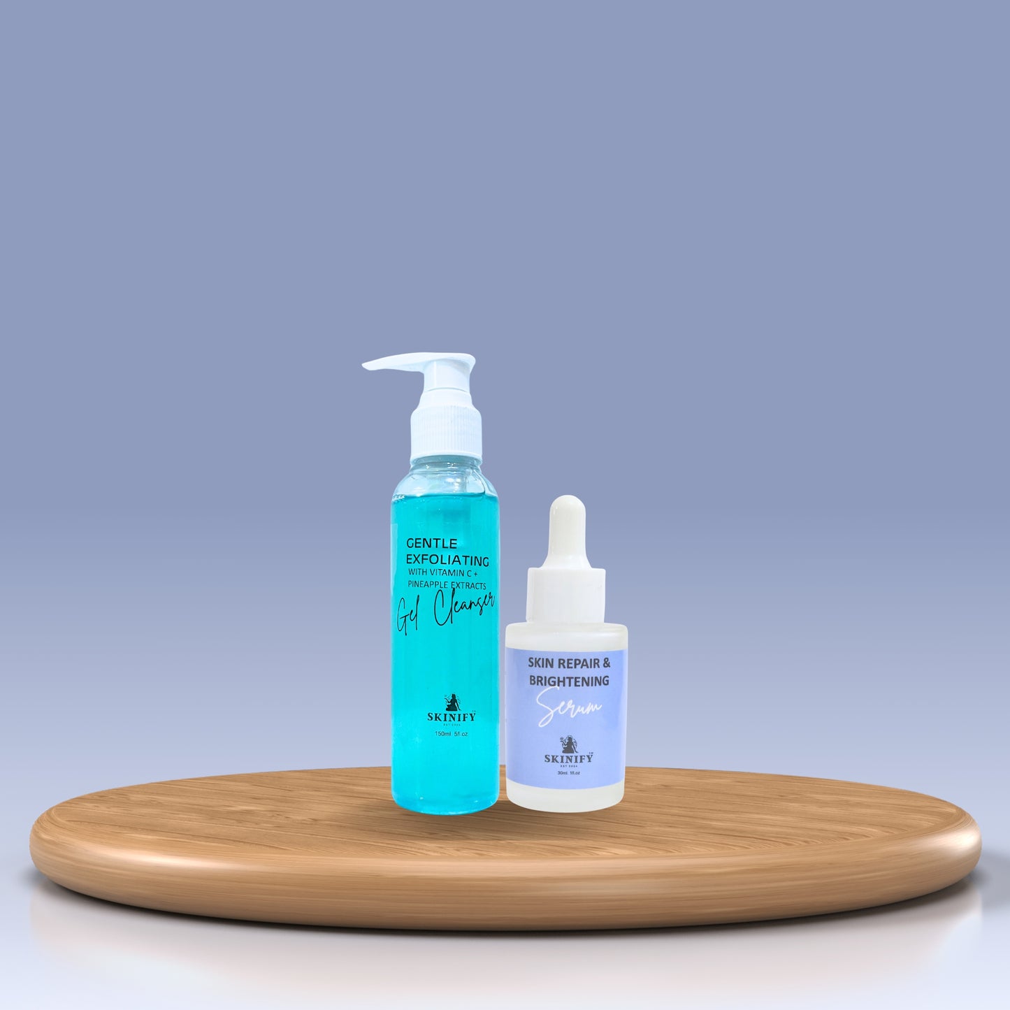 Skinify’s Brightening Serum & Gentle Exfoliating Cleanser Duo